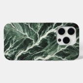 Forest Green Marble met witte aderen Case-Mate iPhone Case (Achterkant (horizontaal))