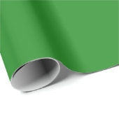 Forest Green Matte Wrapping Paper Cadeaupapier (Rol Hoek)