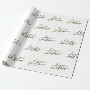 Forest Green Merry-kerstcadeautje Cadeaupapier