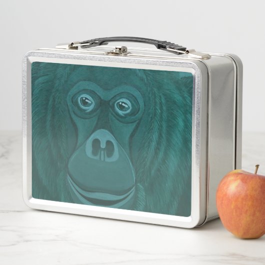 Forest Green Orangutan Lunchbox (In situ)