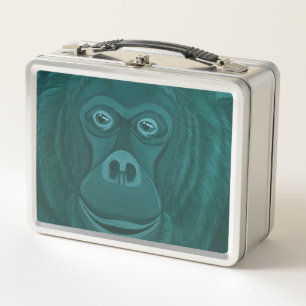 Forest Green Orangutan Lunchbox