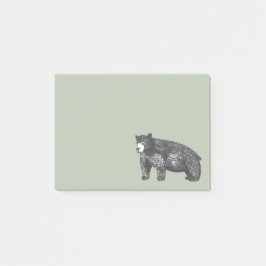 Forest Green Rustic Black Beer Post-it® Notes
