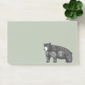 Forest Green Rustic Black Beer Post-it® Notes (Kantoor)