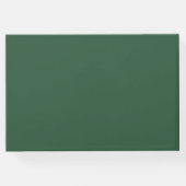 Forest Green Rustic Oranje White Floral Gastenboek (Achterkant)