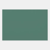 Forest Green & Sage Checkerboard en massieve kleur Inpakpapier Vel (Voorkant)