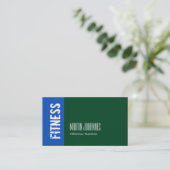 Forest Green Sapphire Blue Trainer Visitekaartje (Staand voorkant)