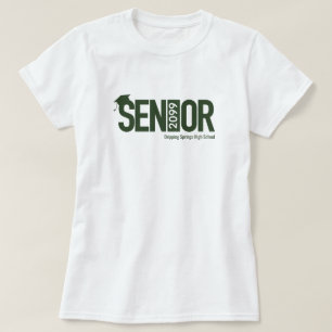 Forest Green SENIOR met Gradupdeksel T-shirt