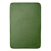 Forest Green: Solid Color Badmat (Voorkant Verticaal)