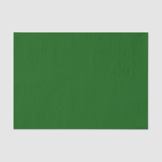 Forest Green Solid Color Tissue Paper Tissuepapier (Voorkant)