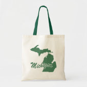 Forest Green State Michigan Canvas tas (Voorkant)