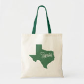Forest Green State Texas Canvas tas (Voorkant)