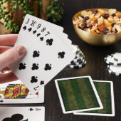 Forest Green Striped Deck Speelkaarten (Insitu)