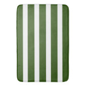 Forest Green Stripes Badmat (Voorkant Verticaal)