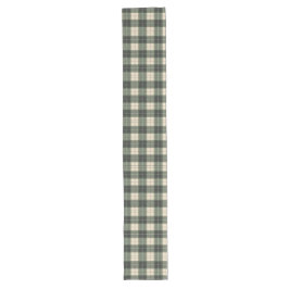 Forest Green Tartan Snowflake Table Runner Lange Tafelloper