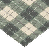 Forest Green Tartan Snowflake Table Runner Lange Tafelloper (Hoek)