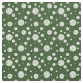 Forest Green Volleyball Chevron Patterned Stof (Swatch)