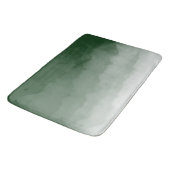 Forest Green Waterverf Ombre (groen/wit) Badmat (Gekanteld)