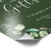 Forest Green Wedding Foto Afdruk (Hoek)