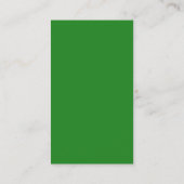 Forest Green White Attractive Charm Visitekaartje (Achterkant)