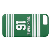 Forest Green White Team Jersey Case-Mate iPhone Case (Achterkant (Horizontaal))