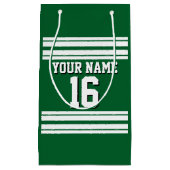 Forest Green White Team Jersey Klein Cadeauzakje (Voorkant)