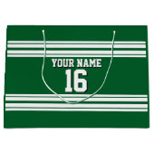 Forest Green White Team Jersey Large Cadeautasje (Voorkant)