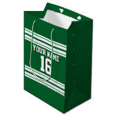 Forest Green White Team Jersey Medium Cadeauzakje (Voorkant Gekanteld)
