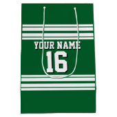Forest Green White Team Jersey Medium Cadeauzakje (Achterkant)