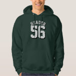 Forest Green & White Volwassenen | Sport Jersey De Hoodie<br><div class="desc">Forest Green & White Volwassenen | Sport Jersey Design Mannen Jersey Hooded Sweatshirt</div>