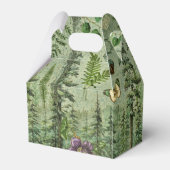 Forest Green Woodland Personalized Favor Box Bedankdoosjes (Achterkant)