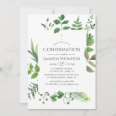 Forest Greenery-bevestiging Kaart (Voorkant)
