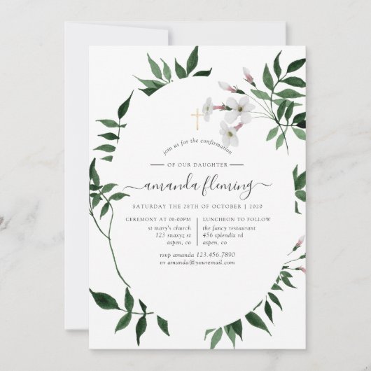 Forest Greenery-bevestiging Kaart (Voorkant)