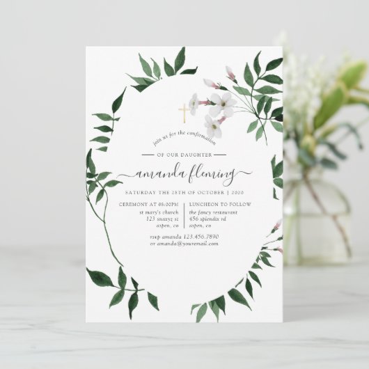 Forest Greenery-bevestiging Kaart (Staand voorkant)