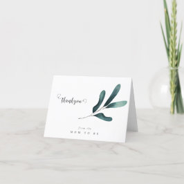 Forest Greenery Eucalyptus Baby shower Bedankkaart