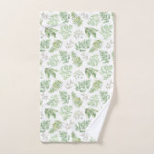Forest Greenery Pattern Bad Handdoek (Handdoek)