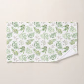 Forest Greenery Pattern Bad Handdoek (Handdoek)