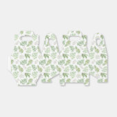 Forest Greenery Pattern Bedankdoosjes (Uitgevouwen)