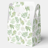 Forest Greenery Pattern Bedankdoosjes (Geopend)
