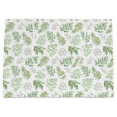 Forest Greenery Pattern Groot Cadeauzakje (Voorkant)
