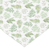 Forest Greenery Pattern Korte Tafelloper (Hoek)