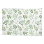 Forest Greenery Pattern Kussensloop (Achterkant-Links)