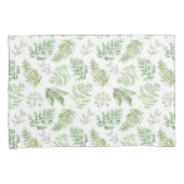 Forest Greenery Pattern Kussensloop (Voorkant-Rechts)