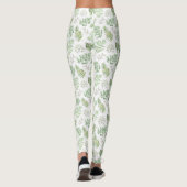 Forest Greenery Pattern Leggings (Achterkant)
