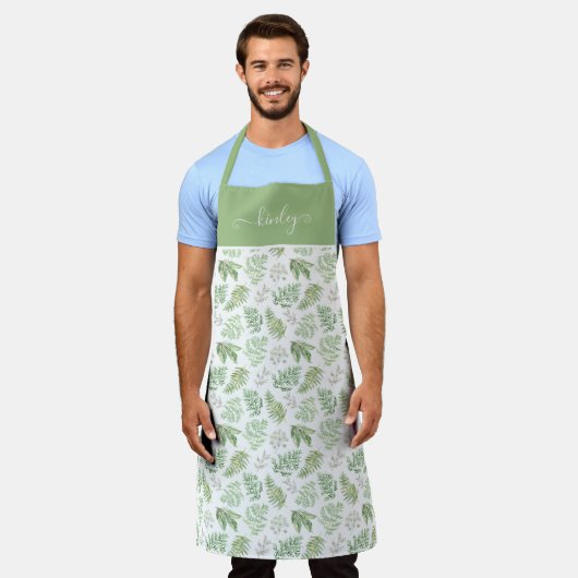 Forest Greenery Pattern Schort (Gedragen)