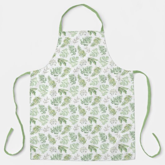 Forest Greenery Pattern Schort (Voorkant)