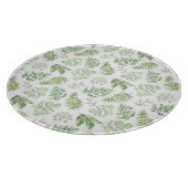 Forest Greenery Pattern Snijplank (Hoek)