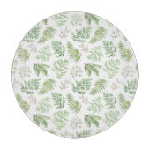 Forest Greenery Pattern Snijplank (Voorkant)