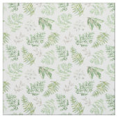 Forest Greenery Pattern Stof (Swatch)