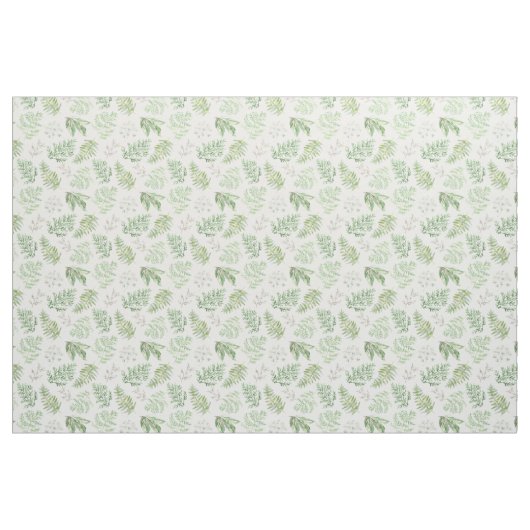 Forest Greenery Pattern Stof (Fat Quarter)