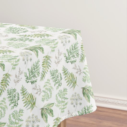 Forest Greenery Pattern Tafelkleed (Voorbeeld)
